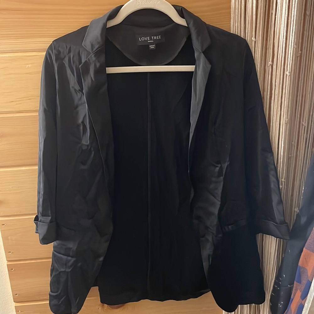NWT Satin blazer